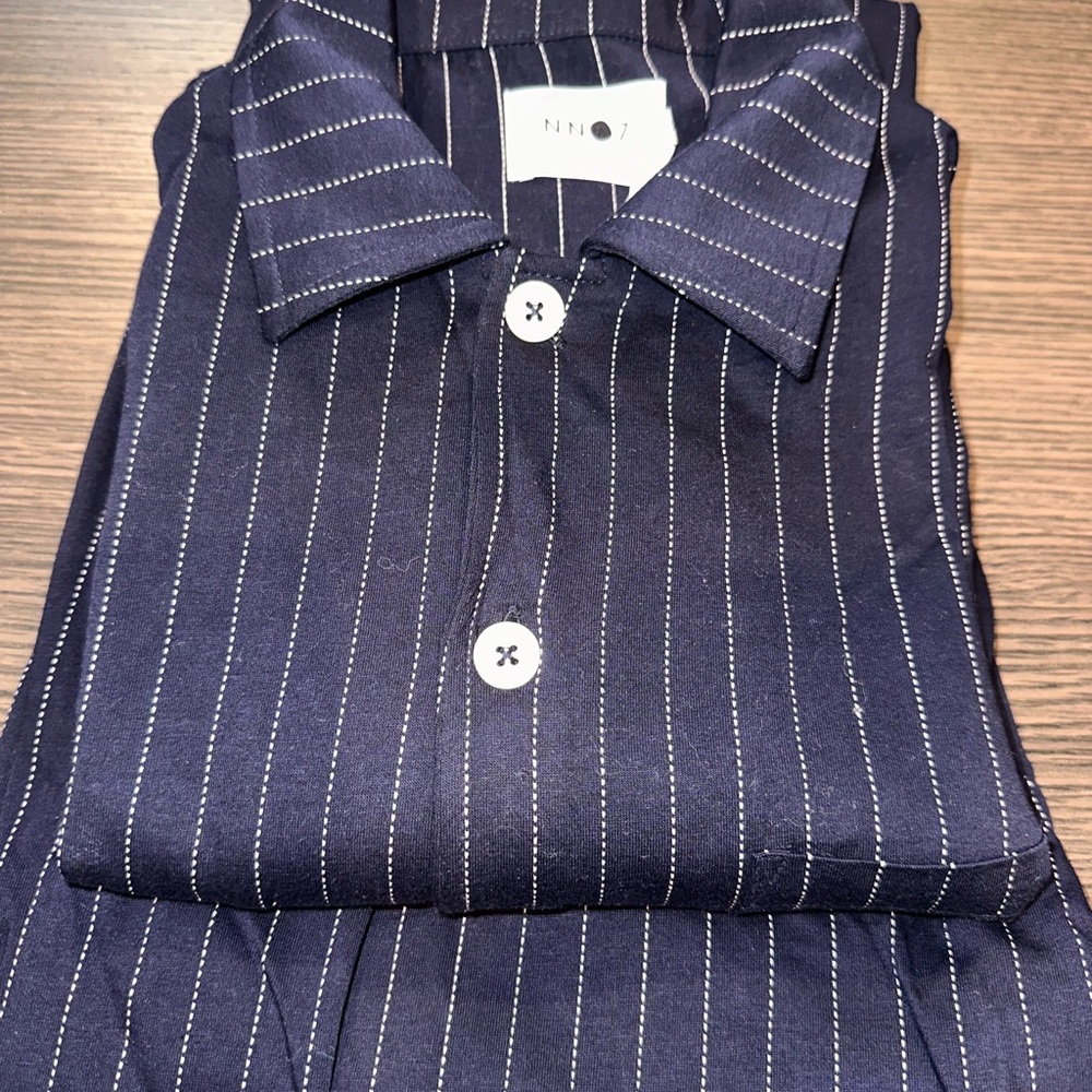 Nino Navy Striped Men's Shirt